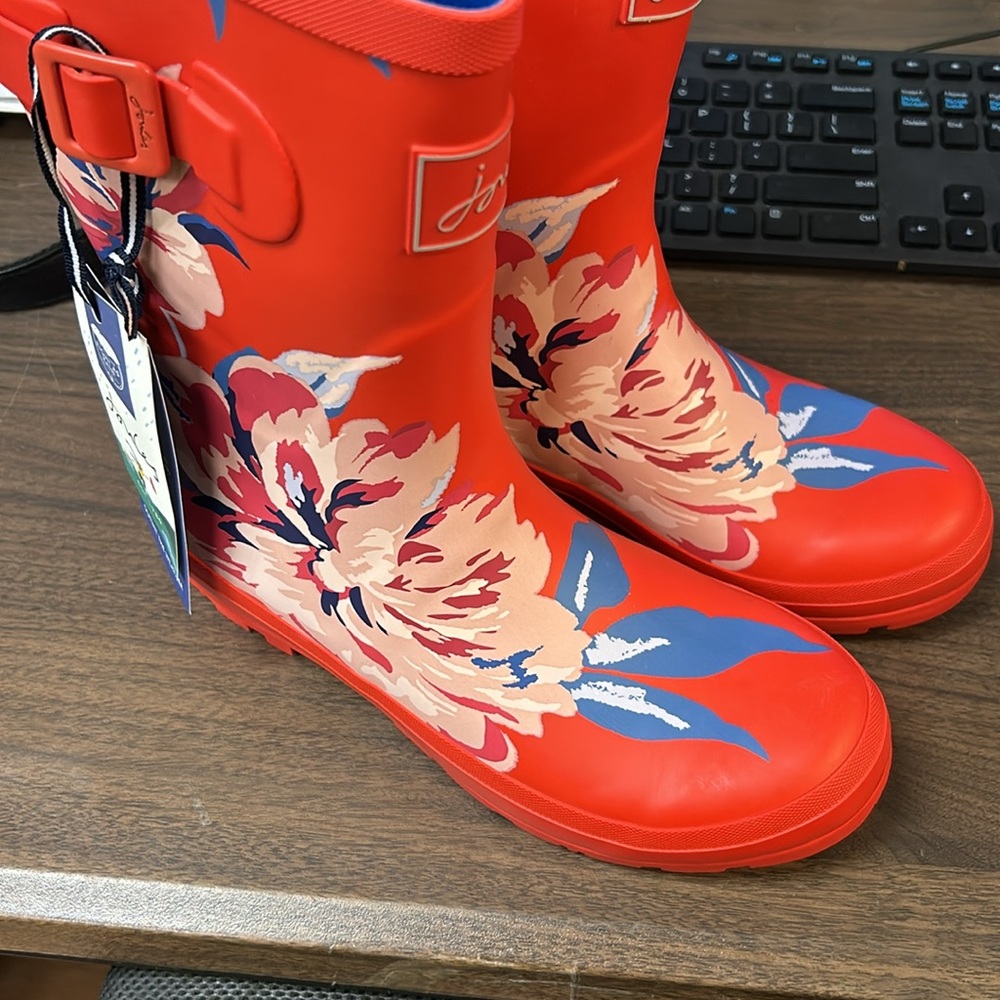 Joules Women's Molly Welly Rain Boot - Picture 5 of 5